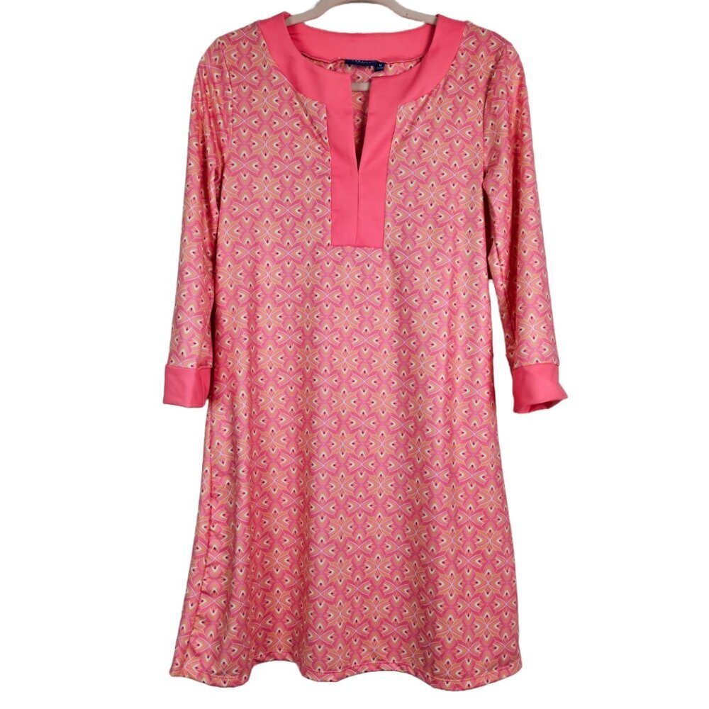 Cabana Life Retro Geo UPF 50 Tunic Dress M